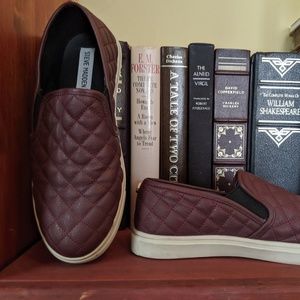 Steven Madden Quilted Leather Platform Sneakers